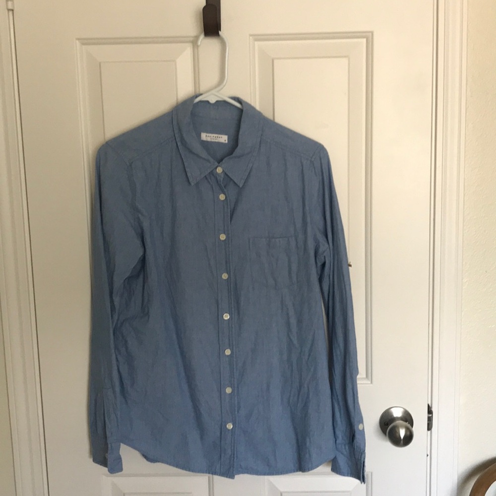 Equipment Chambray Shirt M